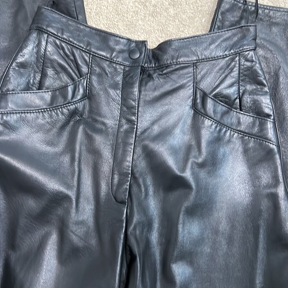 Black Leather Pants from Nordstrom - Picture 5 of 7